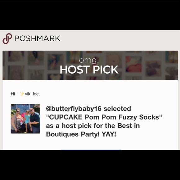 CUPCAKE Pom Pom Fuzzy Socks - Picture 8 of 8